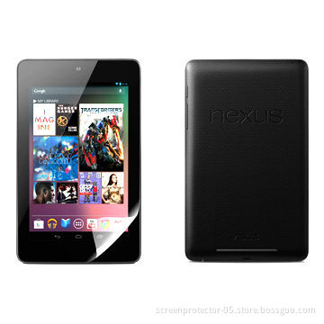 HD Anti-fingerprint Protector for Clear Screens of Google Nexus 7, Made of Imported PET